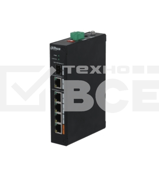 Неуправляемый POE коммутатор Dahua DH-PFS3106-4ET-60