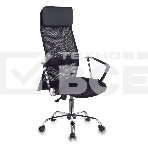Кресло руководителя Бюрократ KB-6N/SL/B/TW-11 TW-01 TW-11 черный, сетка, крестовина хром, фото11