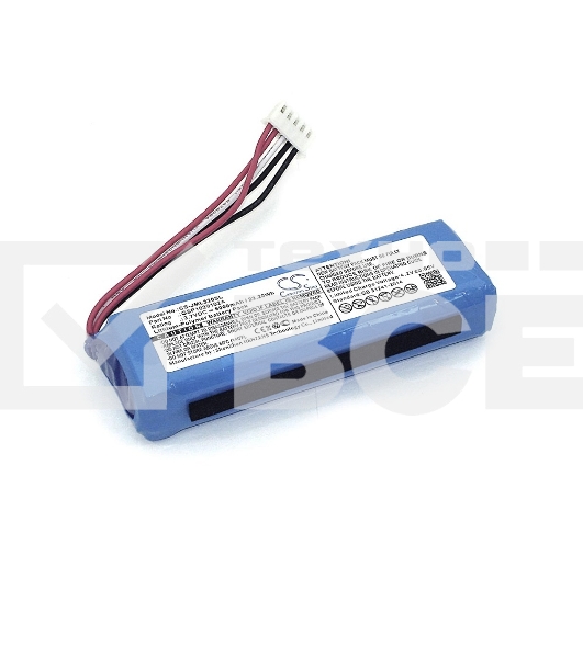 Аккумуляторная батарея CameronSino CS-JML320SL для JBL Charge 3 (2016) 3.7V  6000mAh  22.20Wh