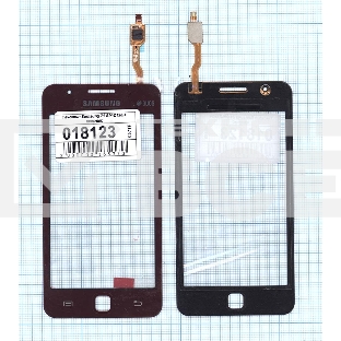 Сенсорное стекло (тачскрин) для Samsung Z1 SM-Z130H красное