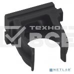 Крепеж-клипса d25 мм Plast PROxima черный (уп. 10 шт) EKF derj-z-25b, фото 1