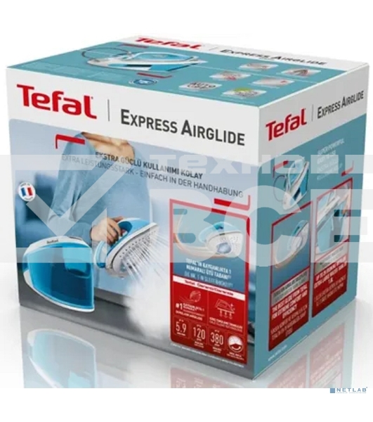 Парогенератор Tefal SV8002E0, голубой/белый