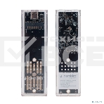 Внешний корпус Gembird EEM2-NVME-2 USB 3.1 для M2 NVME порт Type-С, пластик, прозрачный, фото7