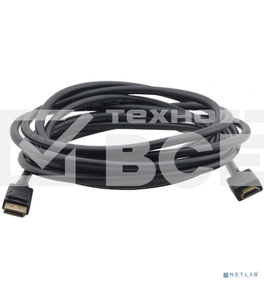 Кабель Kramer C-DPM/HM-6 DisplayPort-HDMI (Вилка - Вилка), 1,8 м
