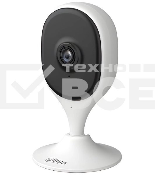 Компактная IP-видеокамера DAHUA DH-IPC-C5AP-0280B с Wi-Fi 2.4ГГц 5Мп, 1/3.2” CMOS, объектив 2.8мм, обнаружение людей, ИК 10м, микрофон, динамик