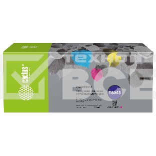 Картридж струйный Cactus CS-EPT8043 (T8043) пурпурный пигментный (700 мл) для Epson SureColor SC-P6000/7000/8000/9000