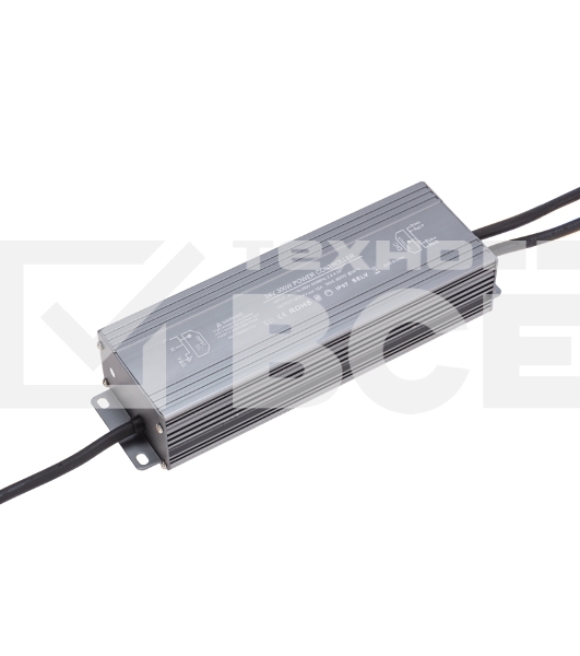 Источник питания Rexant (драйвер) 24В, 300Вт с проводами, влагозащищенный IP67