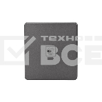 Розетка телевизионная Kranz ROUND TV с/у титан, фото2