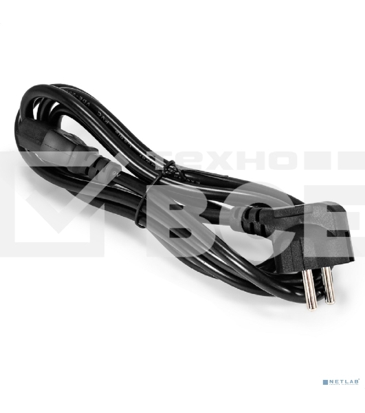 Кабель питания ExeGate Special PC-1,8S (Евровилка угловая Schuko->C13, 3*1.0мм2, CCA, черный, 1.8м)