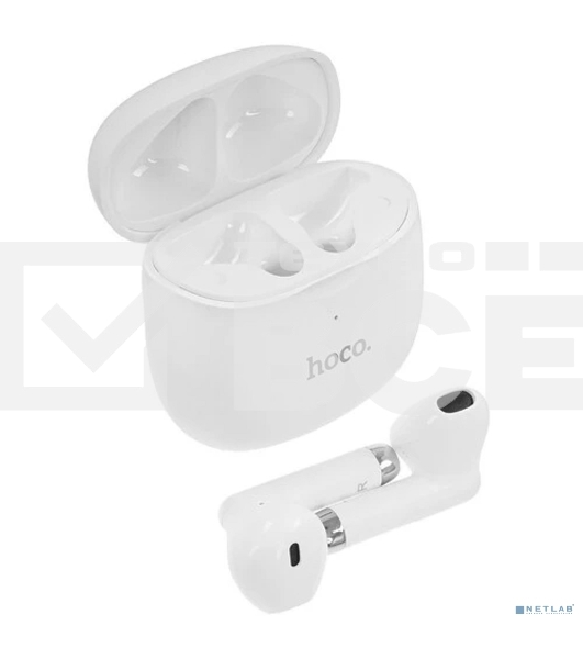 Наушники TWS Hoco ES56 белый, вкладыши, Bluetooth, до 4 ч.