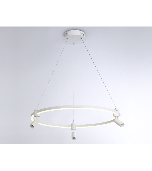 Светильник Ambrella light FL5292/1+3 WH белый 54W 3000K/4200K/6400K+4200K D600*1200 (ПДУ ИК)