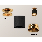 Светильник Ambrella Light XS6302160 SBK/PYG черный песок/золото желтое полированное MR16 GU5.3 (N6905, C6302, N6134), фото2