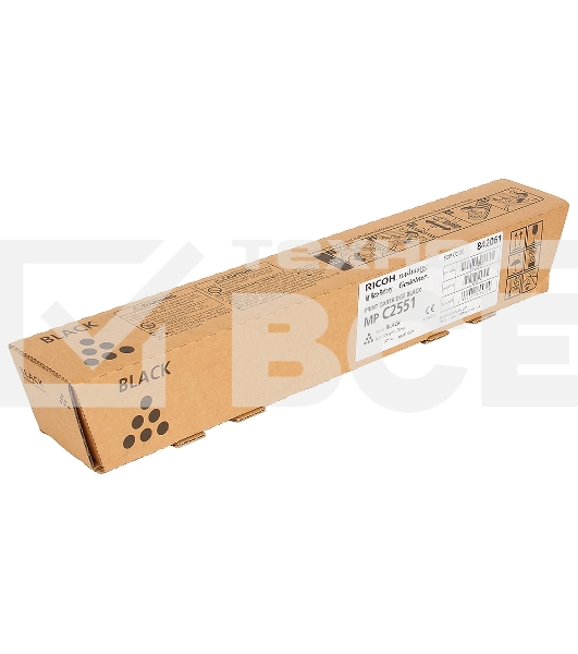 Картридж лазерный Ricoh 841587/841504/842061/842465 тип MPC2551HE черный для Aficio MP C2051/C2551, (10000стр.)