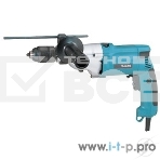 Дрель-шуруповерт Makita HP2051 Дрель уд,{720Вт,БЗП-13мм,0-1200\2900об\м,2.3кг,чем,мет редуктор}, фото 1