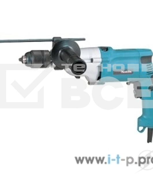 Дрель-шуруповерт Makita HP2051 Дрель уд,{720Вт,БЗП-13мм,0-1200\2900об\м,2.3кг,чем,мет редуктор}
