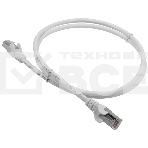 Патч-корд LANMASTER LSZH FTP кат.5e, 1.0 м, белый, фото 1