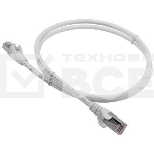 Патч-корд LANMASTER LSZH FTP кат.5e, 1.0 м, белый