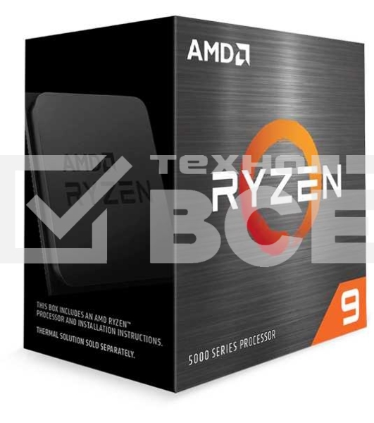 Процессор AMD Ryzen 9 5950X (Soc-AM4/3.4/4.9GHz/64Mb/105W/BOX) (100-000000059WOF) w/o cooler
