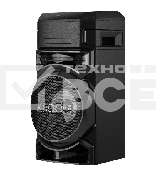 Микросистема LG ON77DK черный/CD/CDRW/DVD/DVDRW/FM/USB/BT