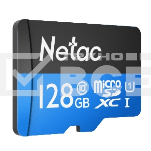 Флеш-Карта NeTac P500 Standard MicroSDXC 128GB U1/C10 up to 80MB/s, retail pack card only