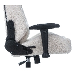 Кресло игровое Knight T1 молочный экомех с подголов. крестовина металл, фото10