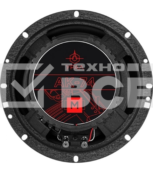 Колонки автомобильные Ural АК-74 М (без решетки) 200Вт 91дБ 4Ом 16.5см (6 1/2дюйм) (ком.:2кол.) коаксиальные двухполосные