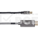Кабель miniDisplayPort M-> HDMI M 4K@60Hz 1.8m Telecom,оплетка (TA562M-1.8M), фото4
