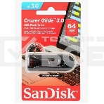 Флеш диск Sandisk 64Gb Cruzer Glide SDCZ600-064G-G35 USB3.0 черный, фото11