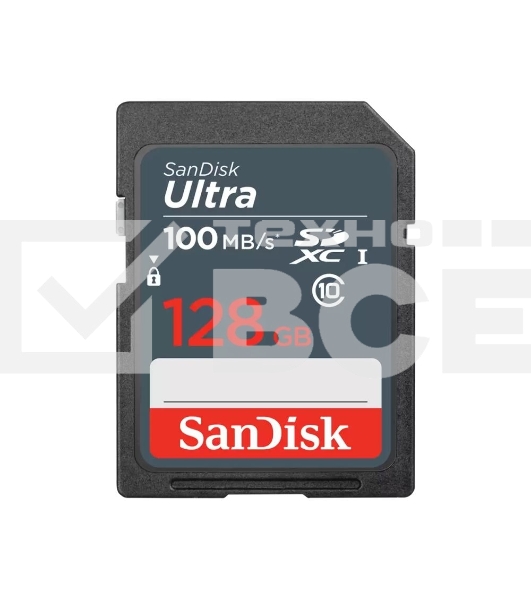 Карта памяти SDXC 128GB UHS-I SDSDUNR-128G-GN3IN SANDISK
