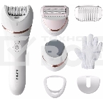 Эпилятор Philips 2 скорости, широкая головка, Wet&Dry, беспроводной, opti light, 6 аксессуаров, фото3