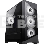Компьютерный корпус mATX, без блока питания Gamemax Destroyer TGB mATX case, black, w/o psu, w/1xUSB3.0+2xUSB2.0, Combo Audio, w/3x12cm ARGB front fan (1xFN-12A-M6I, 2xFN-12A-S6I), w/1x12cm ARGB rear fan (FN, фото13
