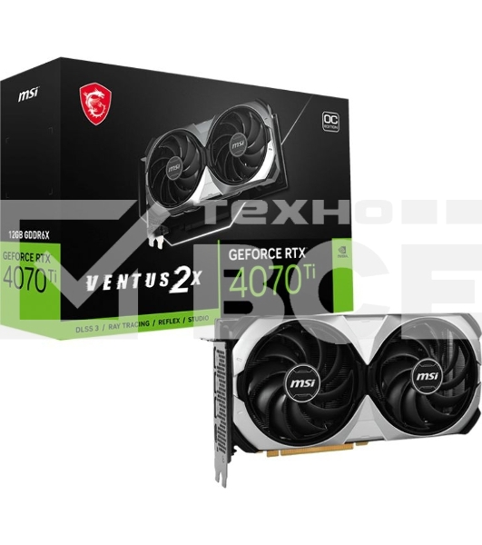 Видеокарта PCIE16 RTX4070TI 12GB 4070 TI VENTUS 2X 12G OC MSI