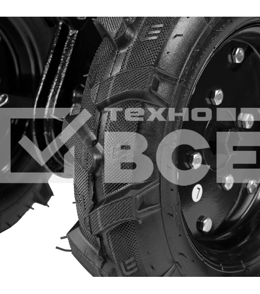 Мотоблок DPT-270S, 7 л.с., ремен.сцеп, фрез 3х4, ШОМ, передачи 2В/1Н  Denzel