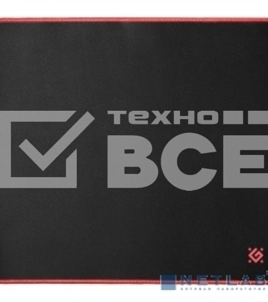 Игровой коврик DefenderBlack XXL 400x355x3 мм, ткань+резина