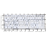 Клавиатура для ноутбука Toshiba Satellite L800 L830 белый, фото3