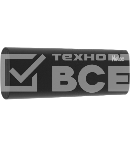 Накопитель SSD External Netac 2.0Tb Z SLIM <NT01ZSLIM-002T-32BK> (USB3.2, up to 520/480MBs, 100х29.5х9mm, Black)