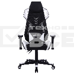 Кресло игровое Cactus CS-CHR-090BLW черный/белый, сиденье черный/белый, эко.кожа, крестовина пластик, пластик черный/белый, фото9
