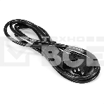 Кабель питания ExeGate Power EC-1,8P (C13 угловой->C14, VDE-250V-3*1.0mm2, медь, черный, 16A, 1.8м), фото2