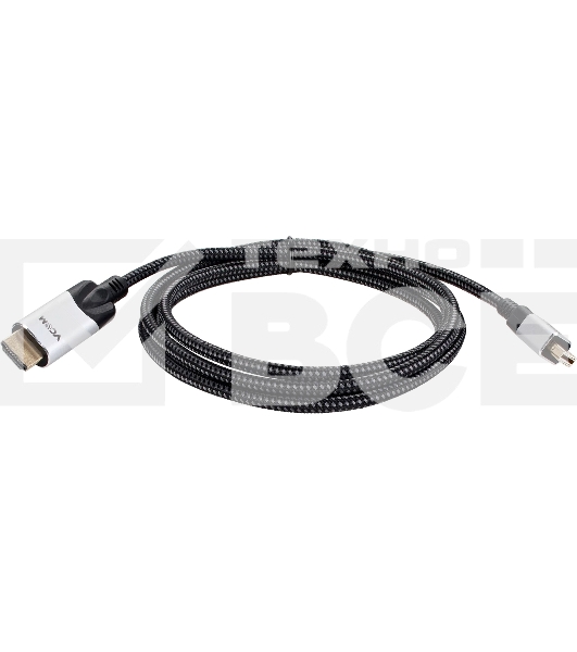 Кабель-переходник miniDisplayPort M-> HDMI M 4K@60Hz 1.8m VCOM
