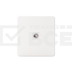 Розетка телевизионная Kranz ROUND TV с/у перламутр, фото 1