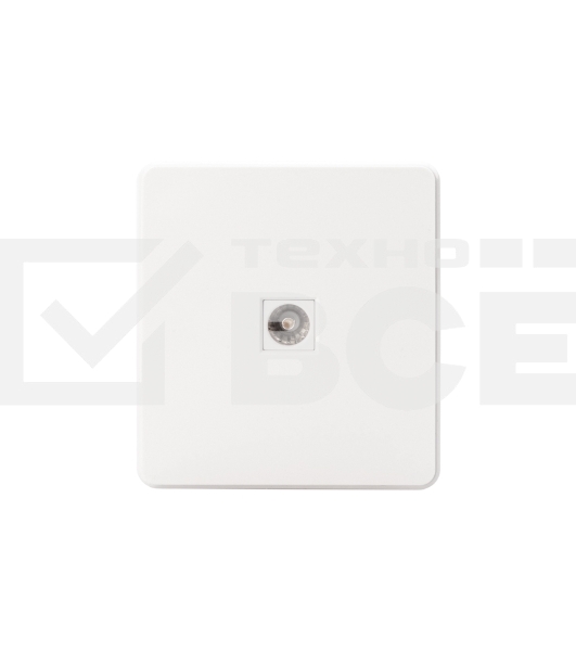 Розетка телевизионная Kranz ROUND TV с/у перламутр