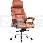 Кресло руководителя Cactus CS-LBR-NEVADA MAK коричневый, фото 1