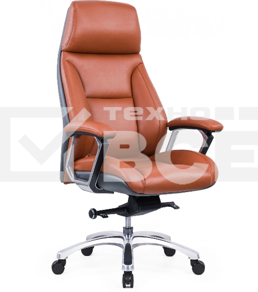 Кресло руководителя Cactus CS-LBR-NEVADA MAK коричневый