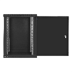 Шкаф телекоммуникационный 19' настенный 15U ExeGate EC-WM-15U.450.M.BLACK (19”, 15U, 600x450x769mm (ШхГхВ), передняя дверь металл, съемные боковые панели, пыле- и влагозащита IP23, черный RAL 9004, 2 коробки), фото11