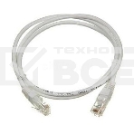 Кабель Патч-корд Lanmaster UTP TWT-45-45-1.0-WH вилка RJ-45-вилка RJ-45 кат.5е 1м белый ПВХ, фото 1