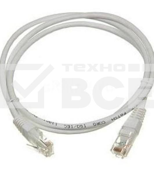 Кабель Патч-корд Lanmaster UTP TWT-45-45-1.0-WH вилка RJ-45-вилка RJ-45 кат.5е 1м белый ПВХ