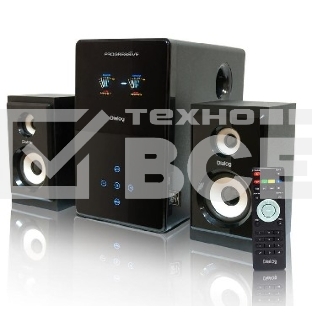 Акустическая система Dialog Progressive AP-220 черный 2.1, 30W+2*12W RMS, USB+SD reader
