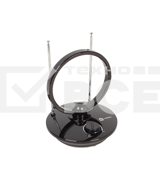 Телевизионная антенна Harper ADVB-2969 (комнатная, активная;DVB-T2; VHF / UHF (174–230 MHz, 470-862 MHz); 25 dB; 75 ; 3 dB; 1м)