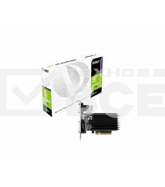 Видеокарта PALIT GeForce GT710 / 2GB DDR3 64bit / D-SUB, DVI-D, HDMI / PA-GT710-2GD3H / RTL