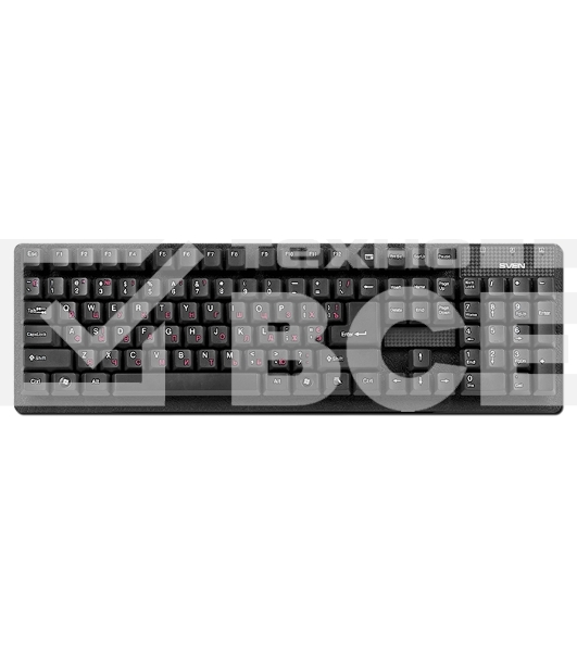 Клавиатура Keyboard SVEN Standard 301 USB чёрная SV-03100301UB